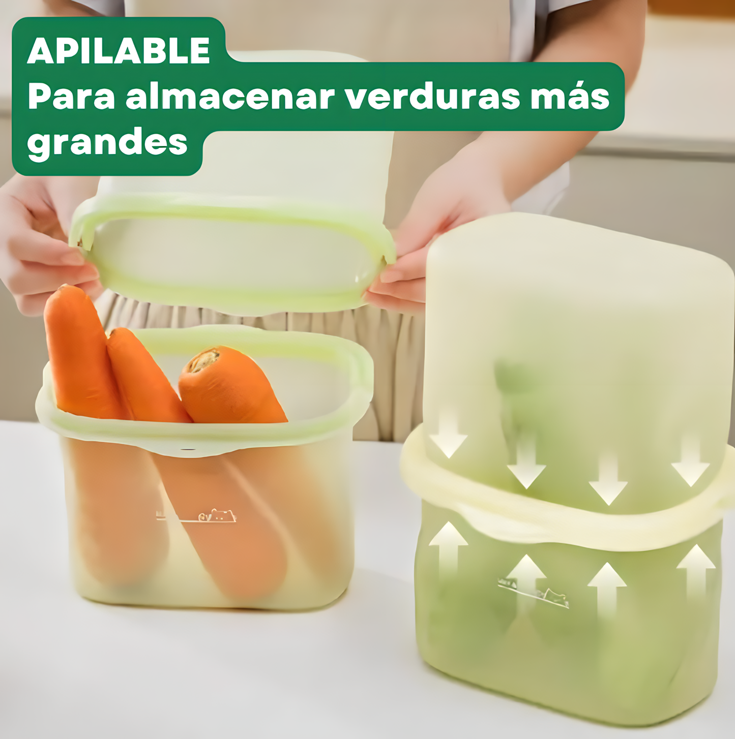 Bolsa conservación de silicona