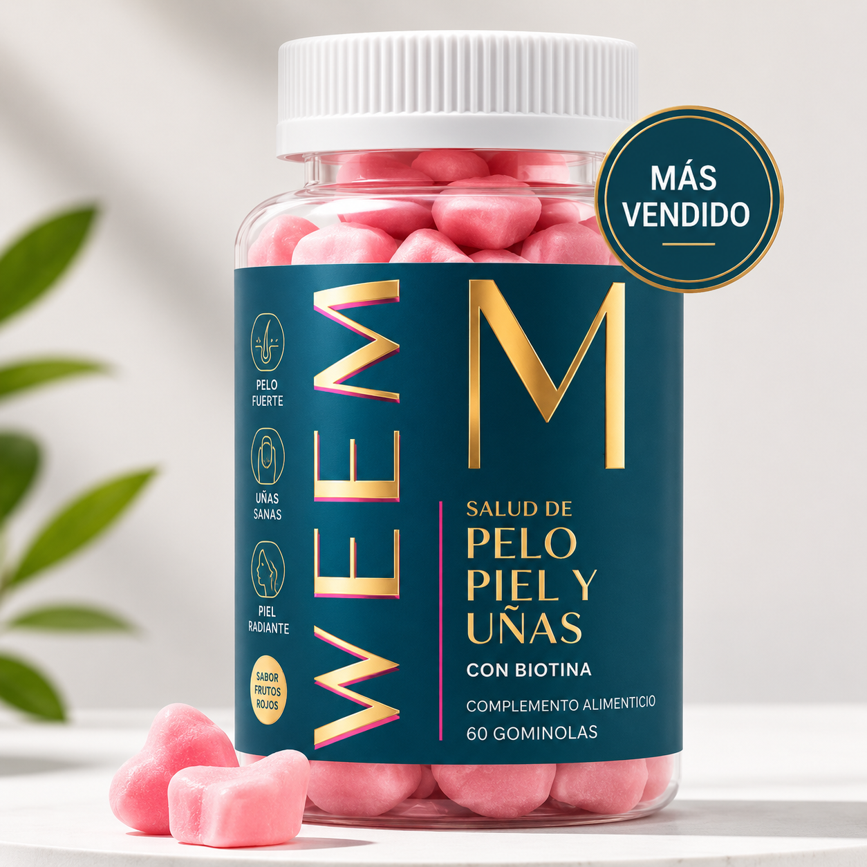 Gomitas para salud de cabello y uñas