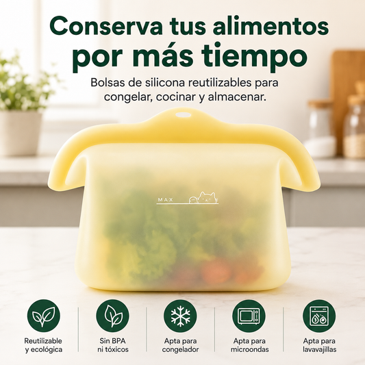 Bolsa conservación de silicona